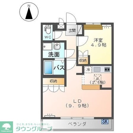 アシューレの物件間取画像